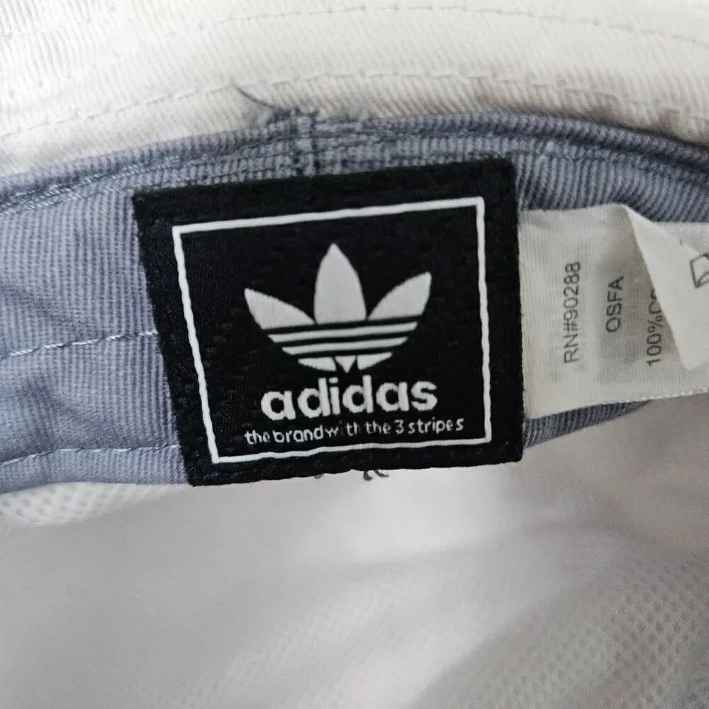 Adidas white bucket hat